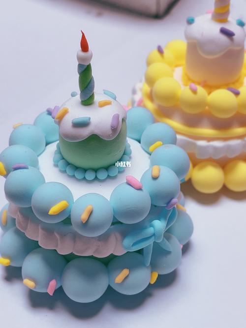 橡皮泥蛋糕手工制作